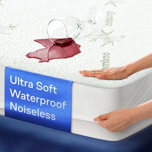Side-Shield Waterproof Mattress Protector, Green