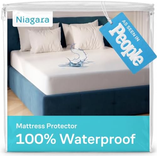 Waterproof Mattress Protector, White