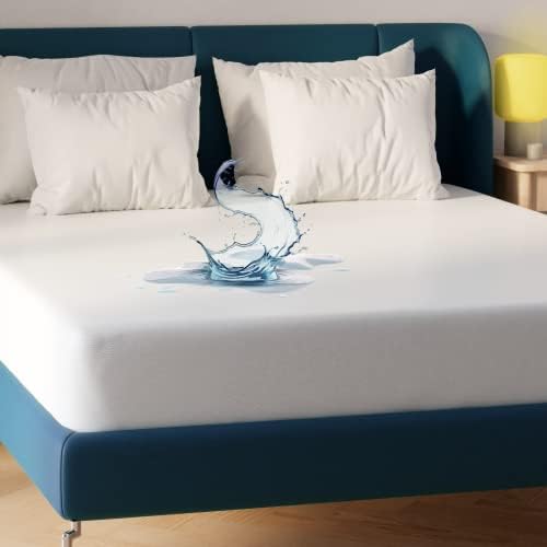 Waterproof Mattress Protector, White